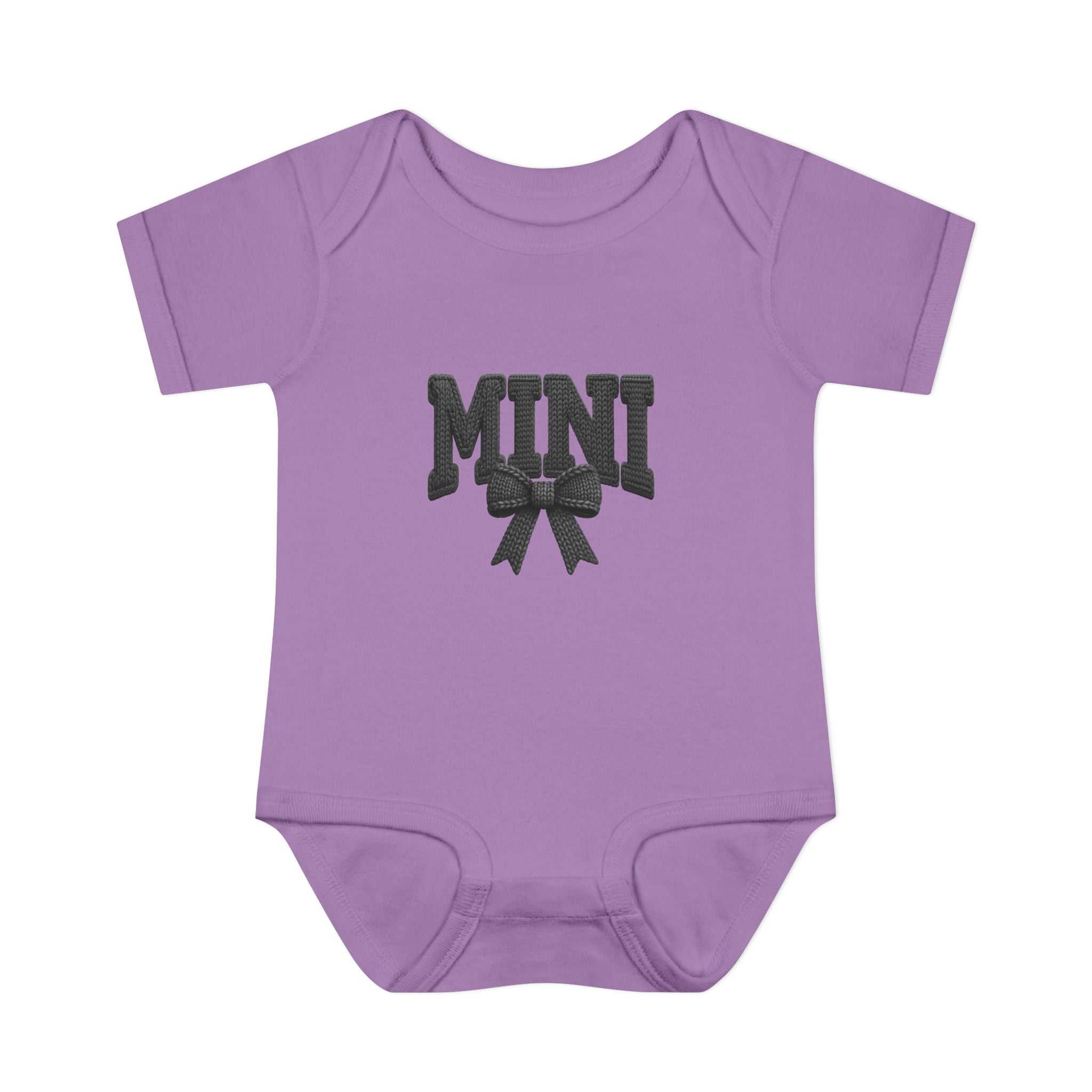 Mini Baby Bodysuit — "MINI" Bow Infant Onesie