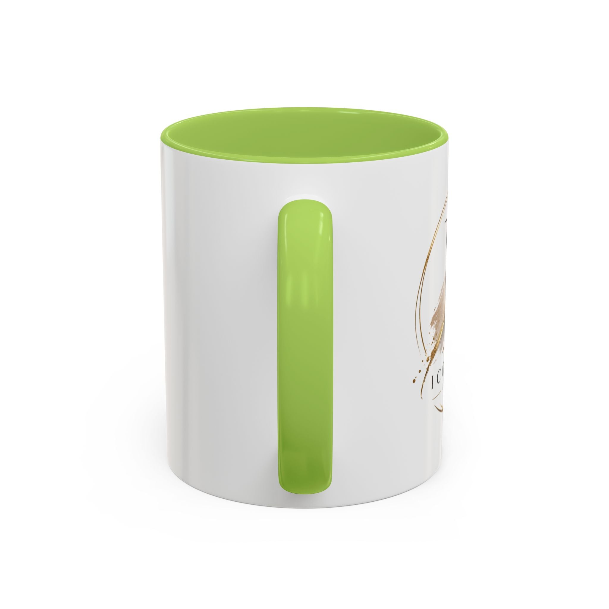 Custom Accent Coffee Mug — Ceramic Mug (11/15oz)
