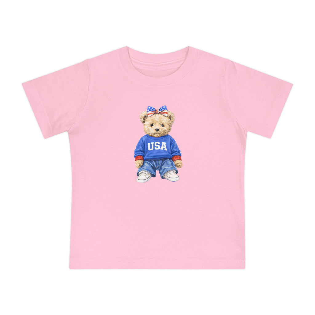 Baby Short Sleeve USA T-Shirt