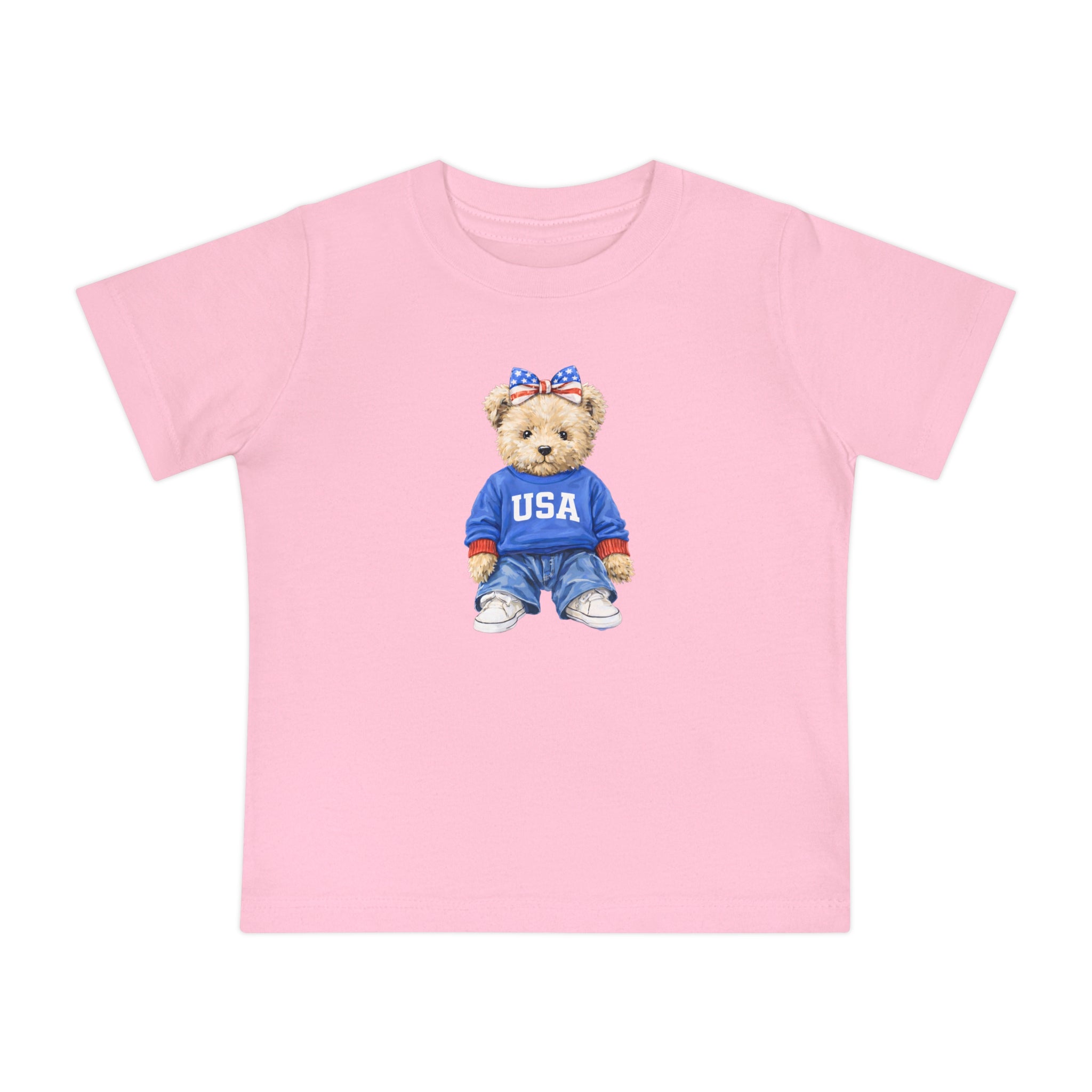 Baby Short Sleeve USA T-Shirt