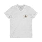 Custom Pocket V‑Neck Tee — Bella + Canvas