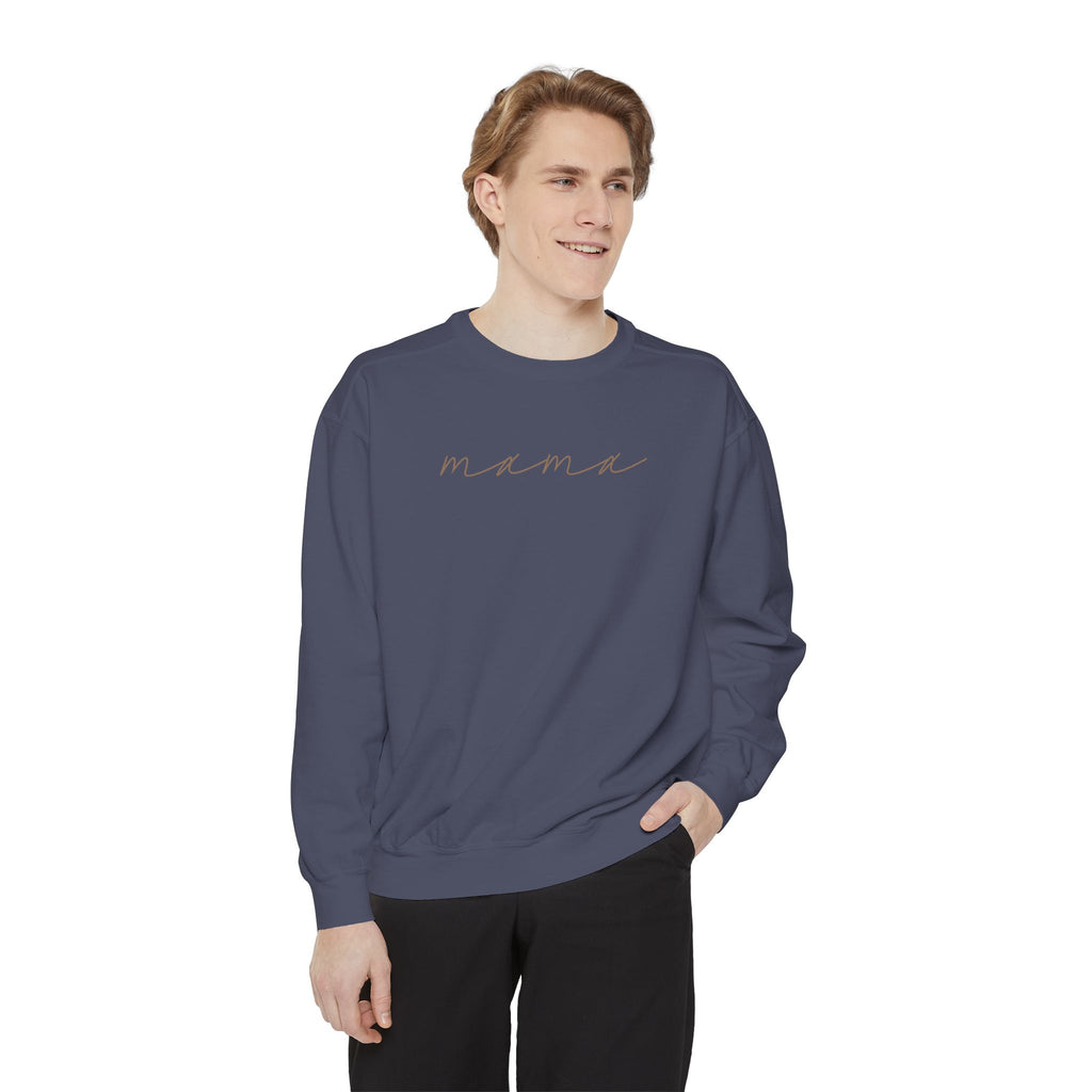 Mama Script Sweatshirt — Cozy Crewneck for New Moms & Gifts