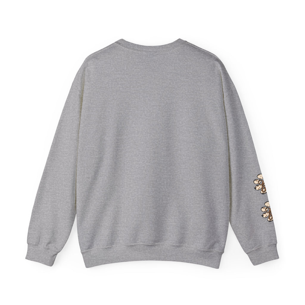 Dog Mama Leopard Print Crewneck Sweatshirt