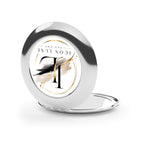 Custom Compact Travel Mirror — Round Pocket Mirror