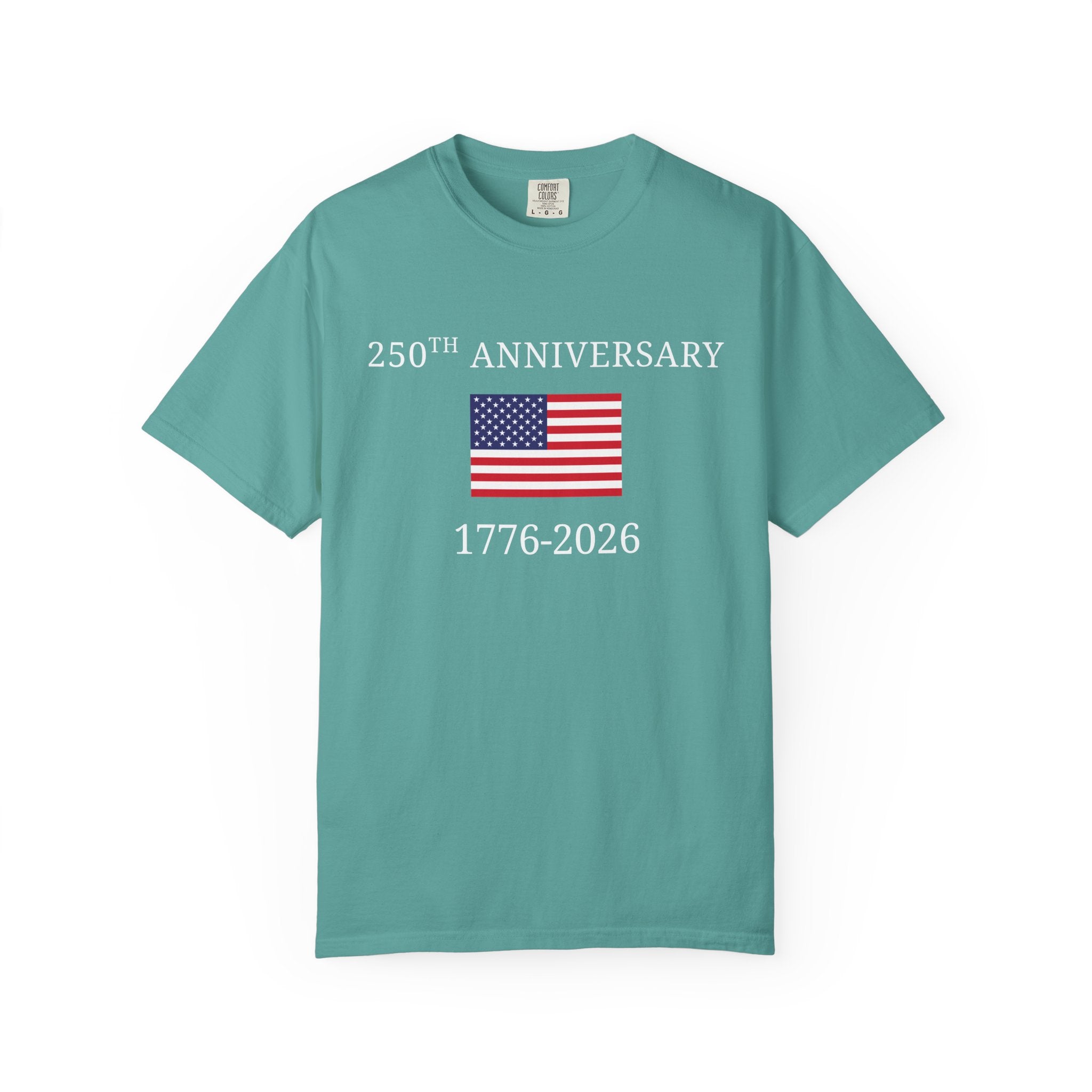 T-Shirt — 250th Anniversary USA Flag 1776-2026 Patriotic Shirt
