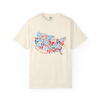USA Map T-Shirt —  Patriotic Tee