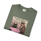 Funny Cat Cop T-Shirt — "No, I Don't Care If You Had The Zoomies" Graphic Tee