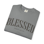 Blessed Christian T-Shirt — 'BLESSED' with John 20:25 Scripture Tee