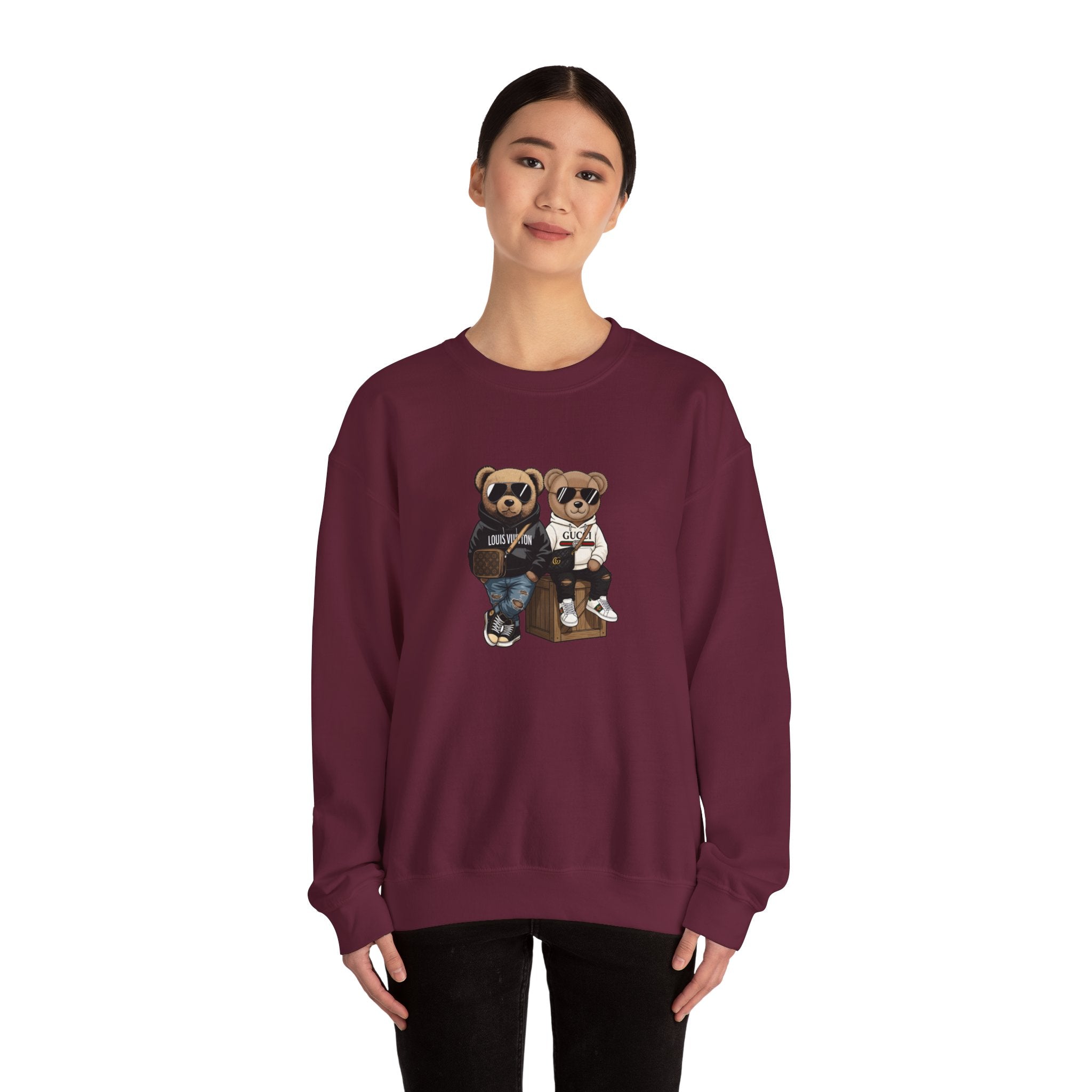 Designer Teddy Bears Unisex Heavy Blend™ Crewneck Sweatshirt