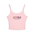 Patriotic Crop Tank Top - "230 years of freedom" July 4th Graphic
