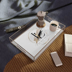 Custom Acrylic Serving Tray — Decorative Tray