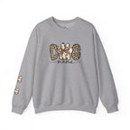 Dog Mama Leopard Print Crewneck Sweatshirt