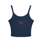 200 Years of Freedom Tank Top — 1776–1976 Patriotic Cropped Spaghetti Strap