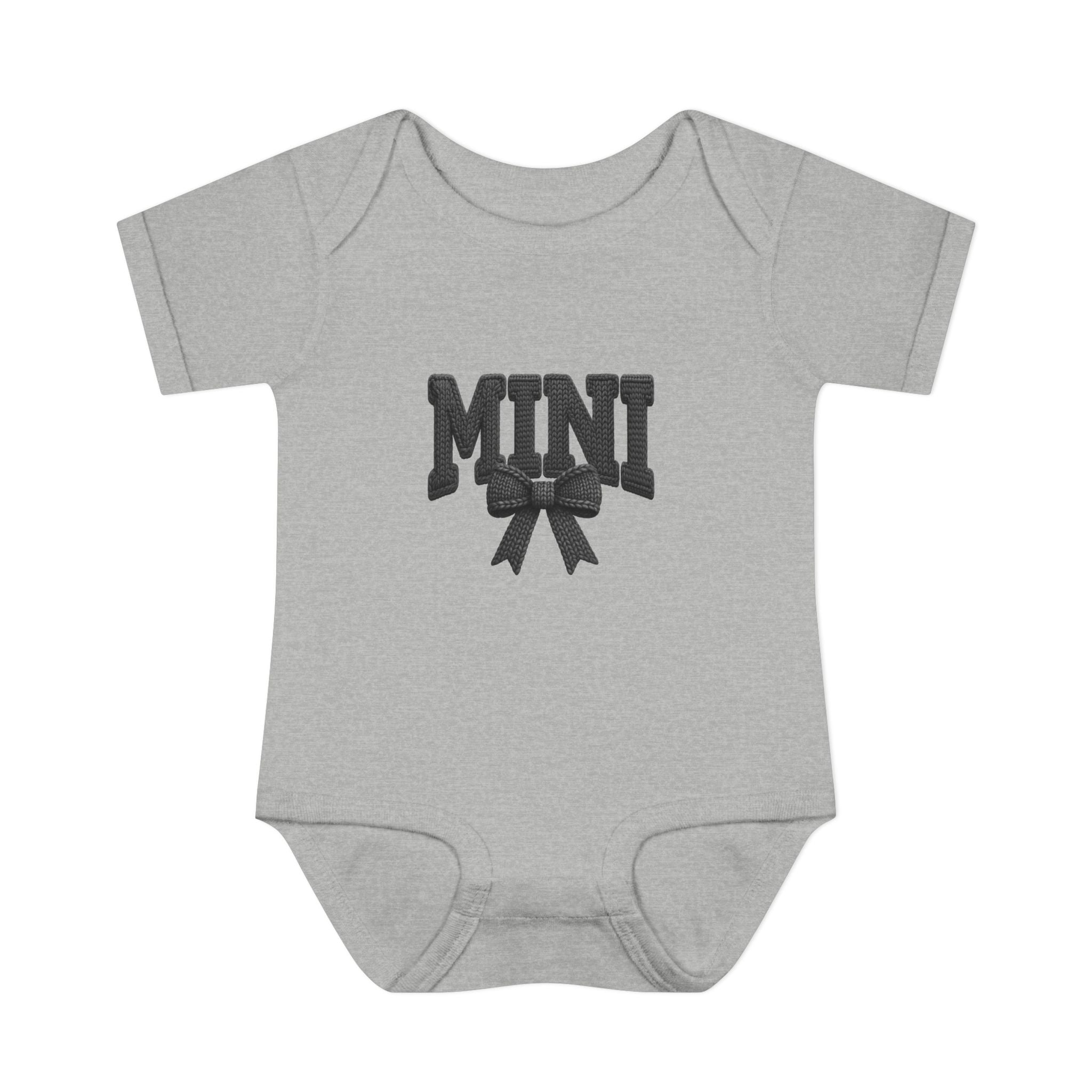 Mini Baby Bodysuit — "MINI" Bow Infant Onesie