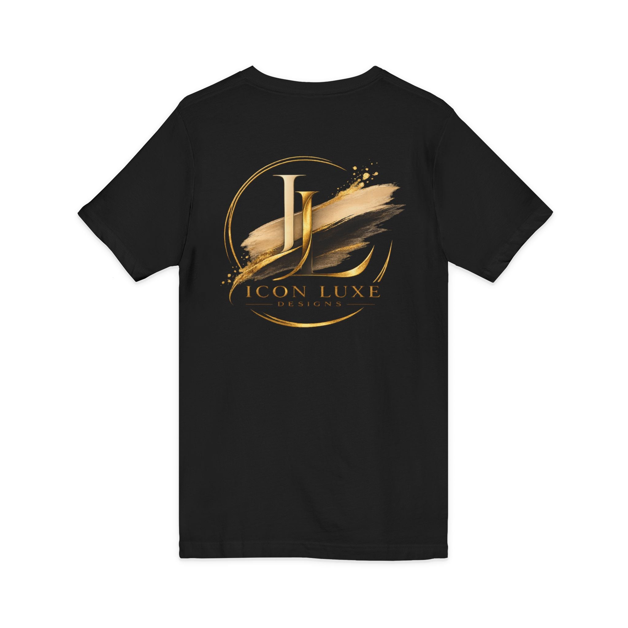 Custom Pocket V‑Neck Tee — Bella + Canvas