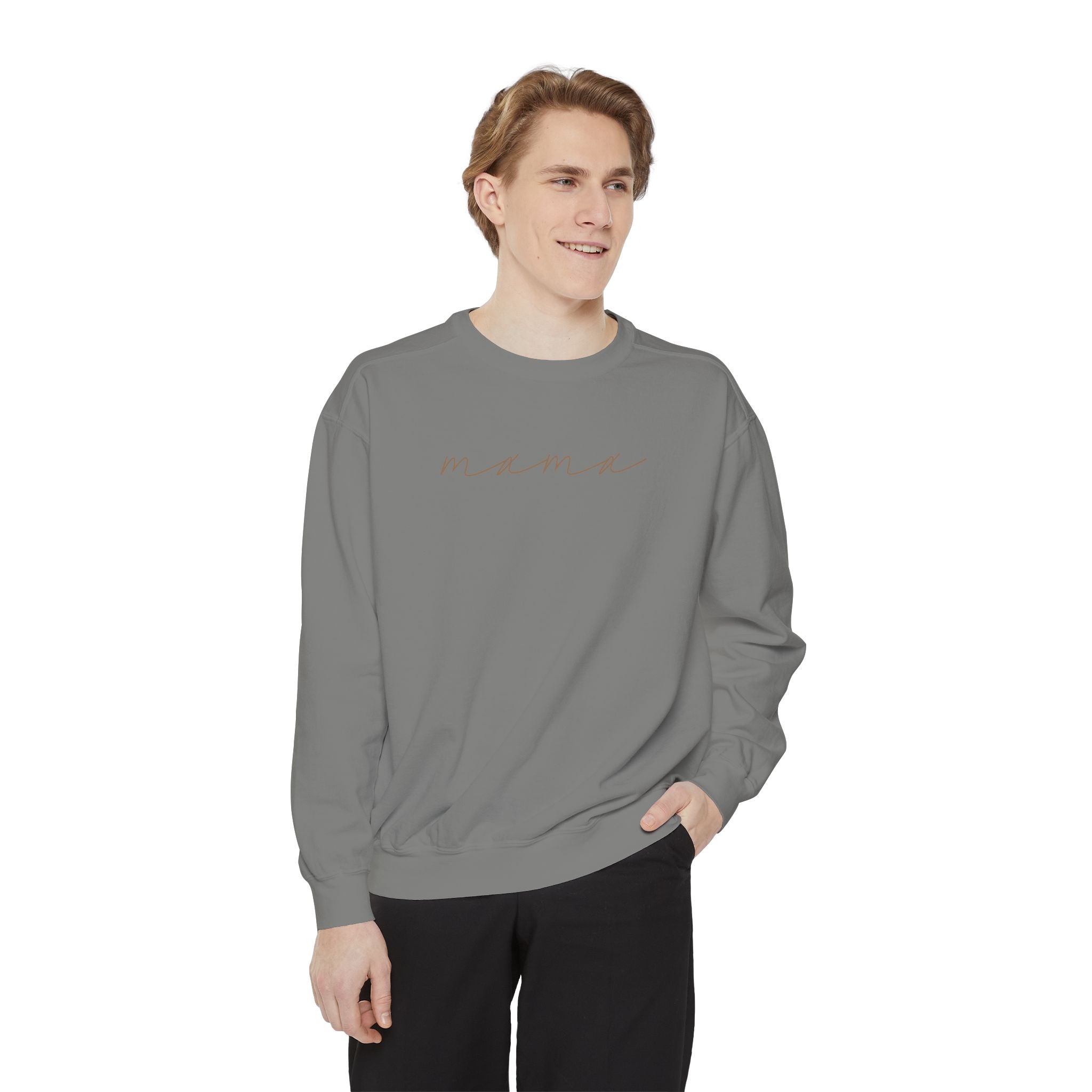 Mama Script Sweatshirt — Cozy Crewneck for New Moms & Gifts