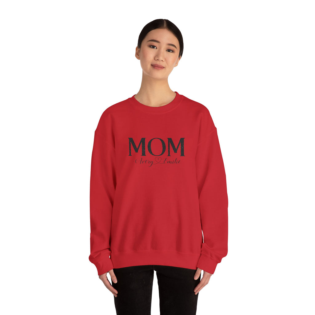 Custom Mom with Kids Names Sweatshirt