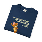 Funny Cat Cop T-Shirt — "No, I Don't Care If You Had The Zoomies" Graphic Tee