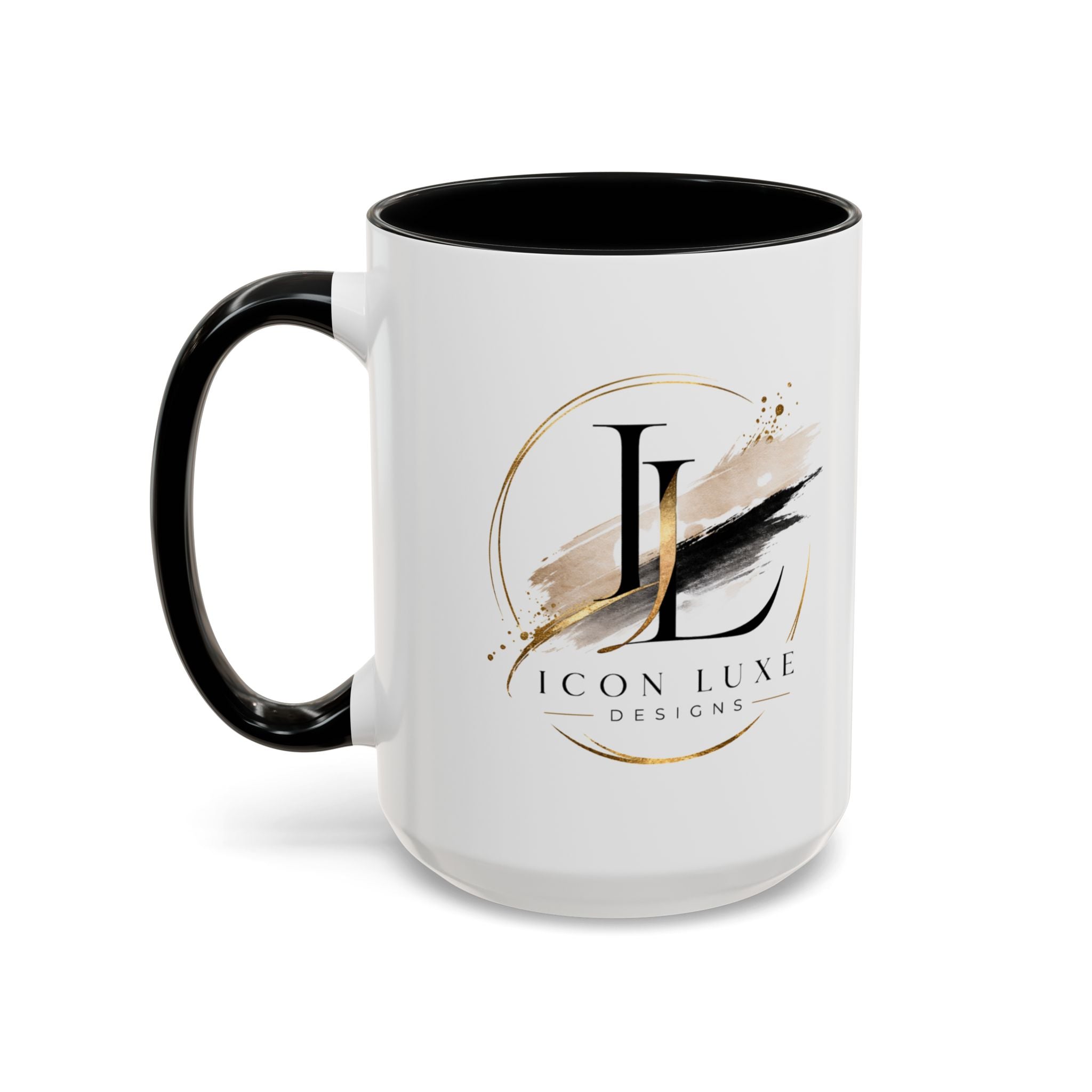 Custom Accent Coffee Mug — Ceramic Mug (11/15oz)