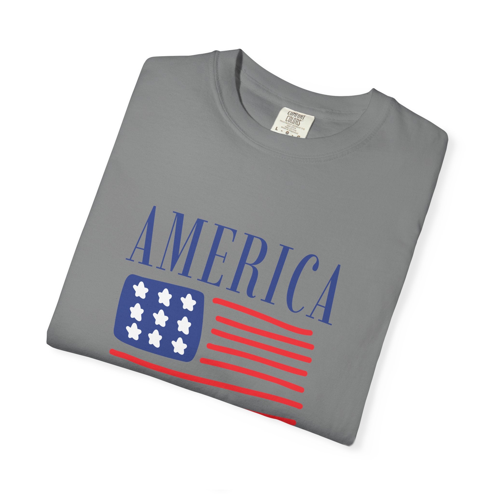 America 250th Birthday T-Shirt - Patriotic Flag Tee for 4th of July