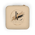 Custom Compact Jewelry Travel Case – Organizer with Ring & Earring Compartments
