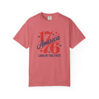 America Land of the Free Graphic T-Shirt — Patriotic
