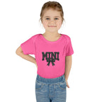 Mini Baby Bodysuit — "MINI" Bow Infant Onesie