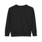 Mini Toddler Sweatshirt — Neutral Lettering Pullover
