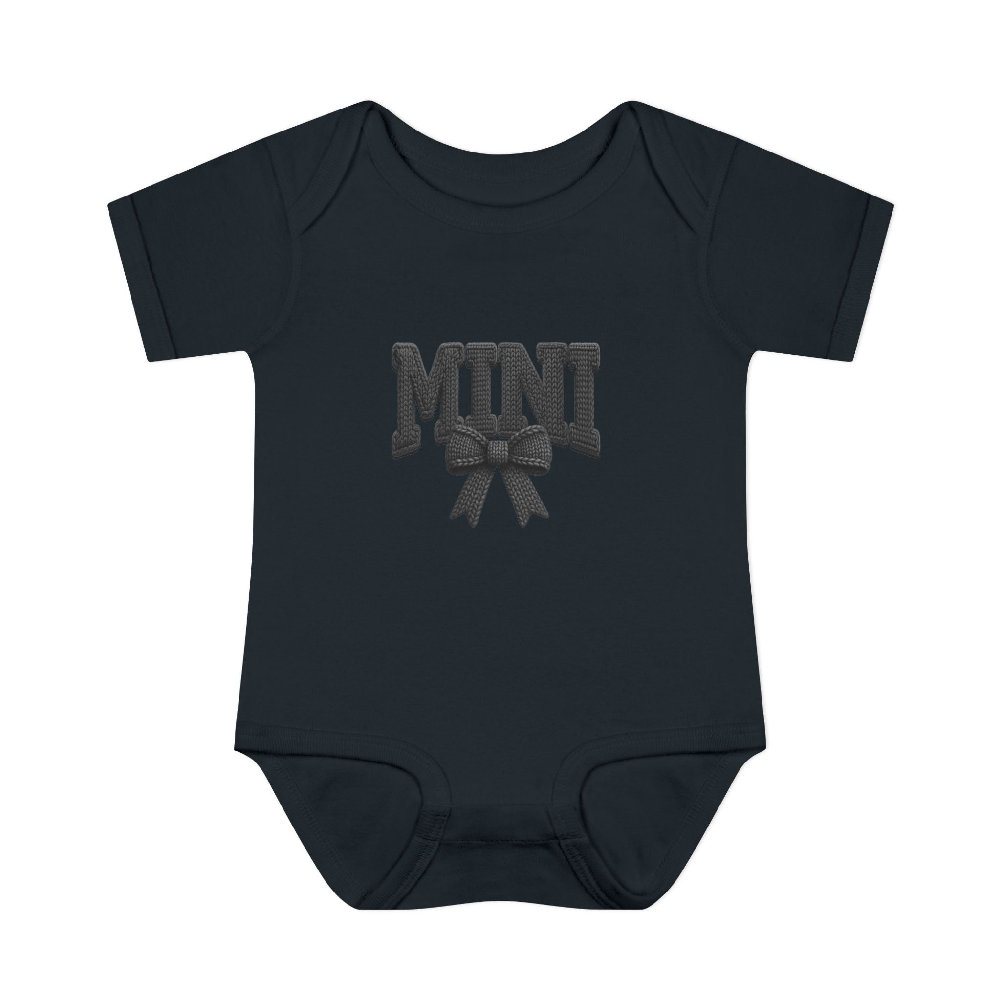 Mini Baby Bodysuit — "MINI" Bow Infant Onesie