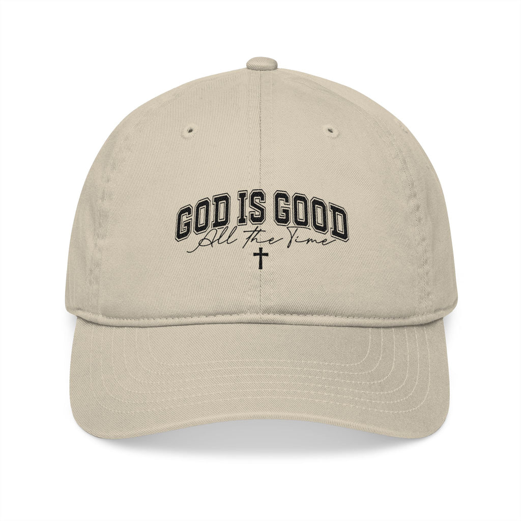 Baseball Cap — "God Is Good All The Time" Embroidered Christian Hat