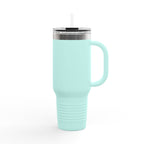 Custom 40oz Insulated Travel Mug with Handle
