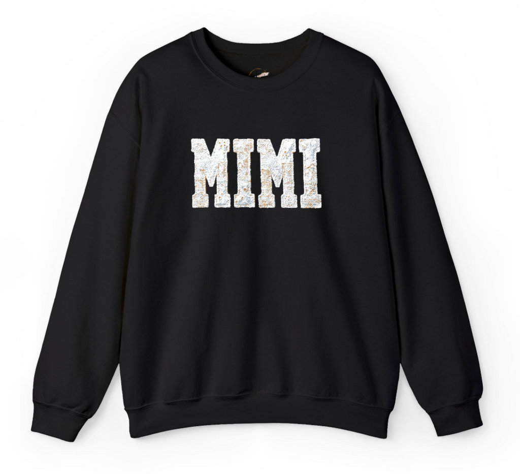 Custom Mom, Gigi, Mimi, or Nana Crewneck Sweatshirt  – Mother's Day Gift