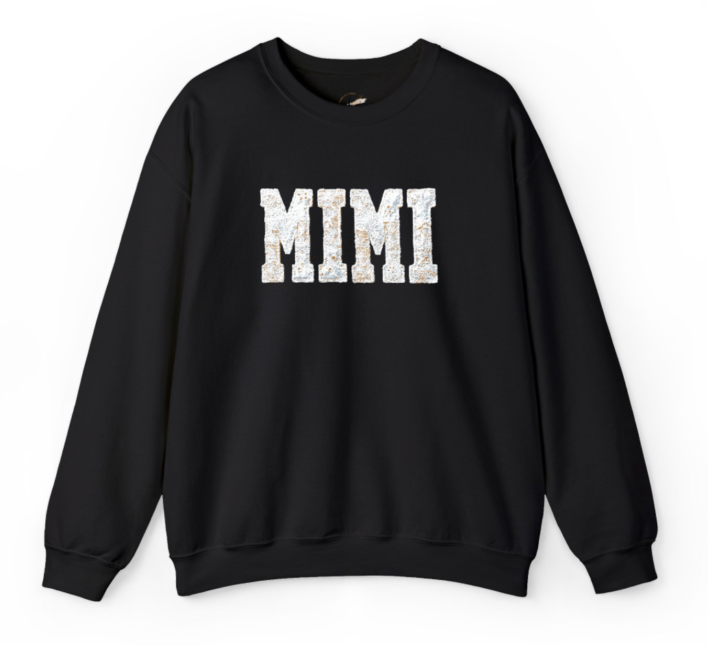 Custom Mom, Gigi, Mimi, or Nana Crewneck Sweatshirt  – Mother's Day Gift