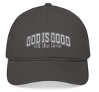 Baseball Cap — "God Is Good All The Time" Embroidered Christian Hat