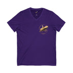 Custom Pocket V‑Neck Tee — Bella + Canvas