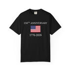 T-Shirt — 250th Anniversary USA Flag 1776-2026 Patriotic Shirt