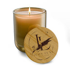 Custom Engraved Bamboo Lid Soy Candle - 14oz Scented Candle