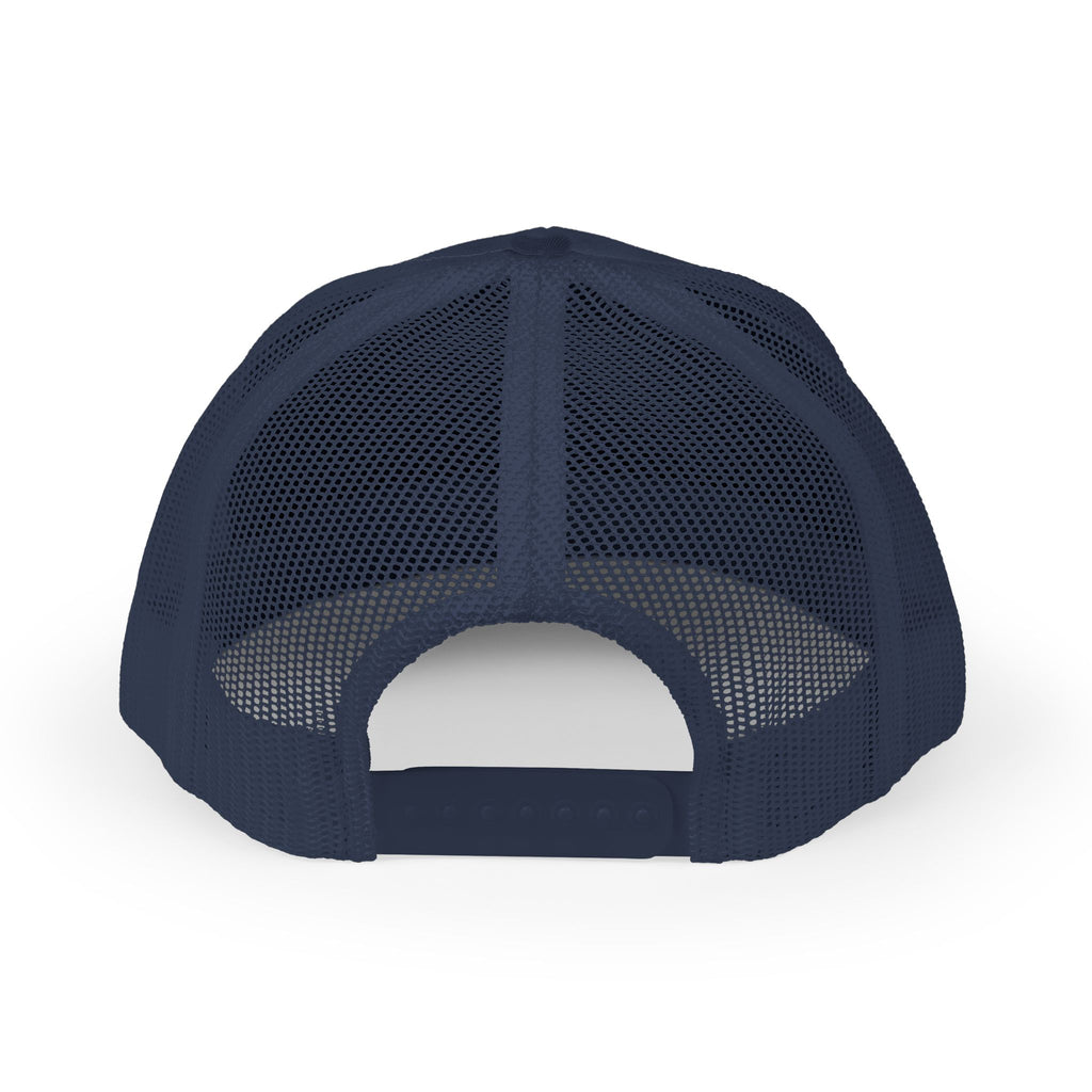 God Script Trucker Cap — Gold Sparkle Faith Snapback