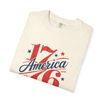America Land of the Free Graphic T-Shirt — Patriotic