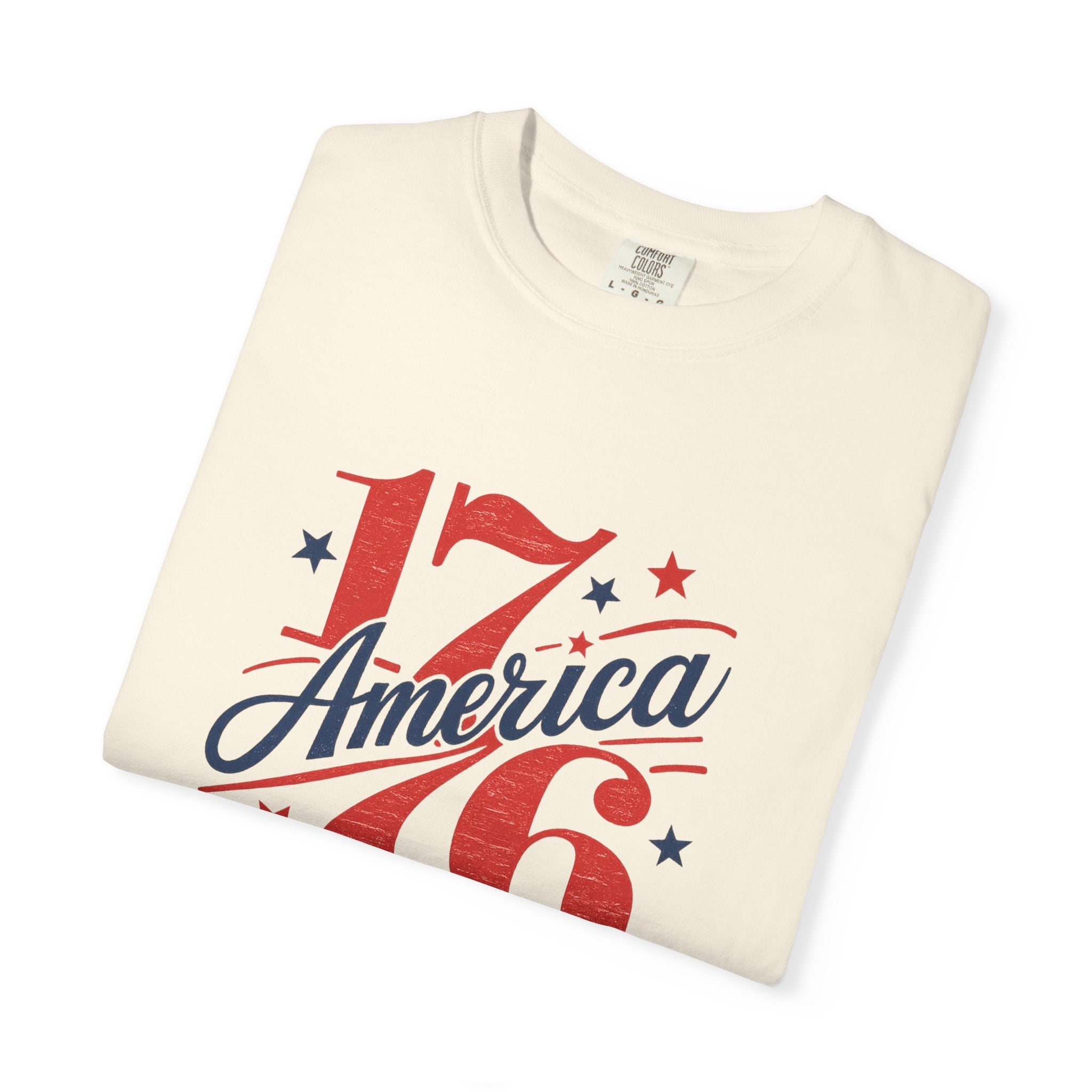 America Land of the Free Graphic T-Shirt — Patriotic