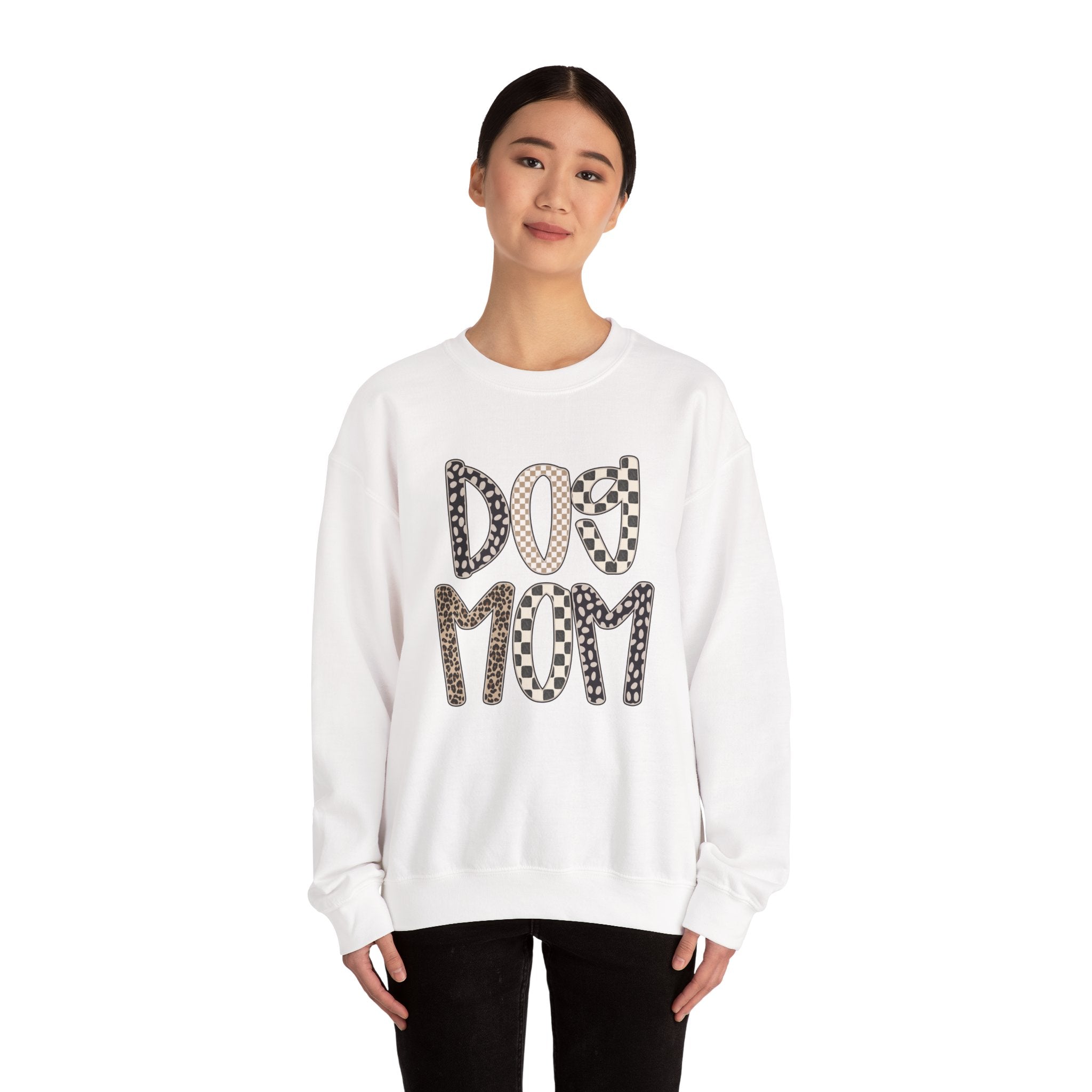 Dog Mom Crewneck Sweatshirt