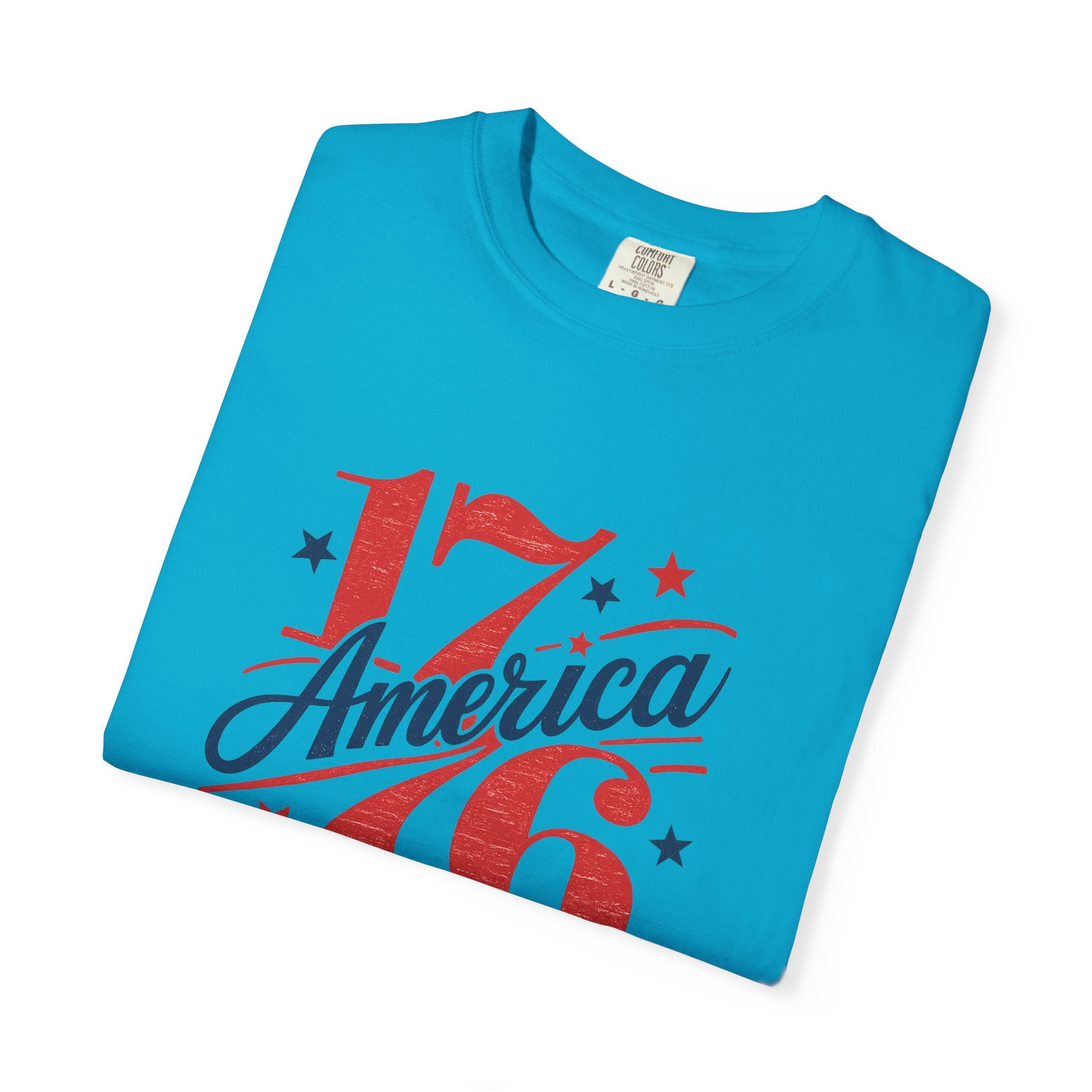 America Land of the Free Graphic T-Shirt — Patriotic