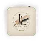 Custom Compact Jewelry Travel Case – Organizer with Ring & Earring Compartments
