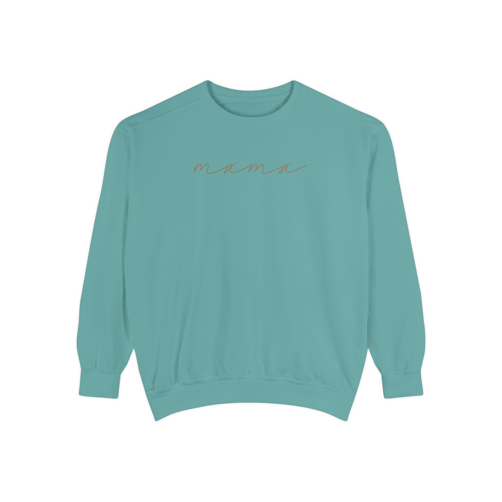 Mama Script Sweatshirt — Cozy Crewneck for New Moms & Gifts