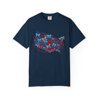 USA Map T-Shirt —  Patriotic Tee