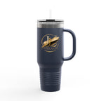 Custom 40oz Insulated Travel Mug with Handle