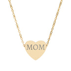 Custom Engraved Heart Necklace