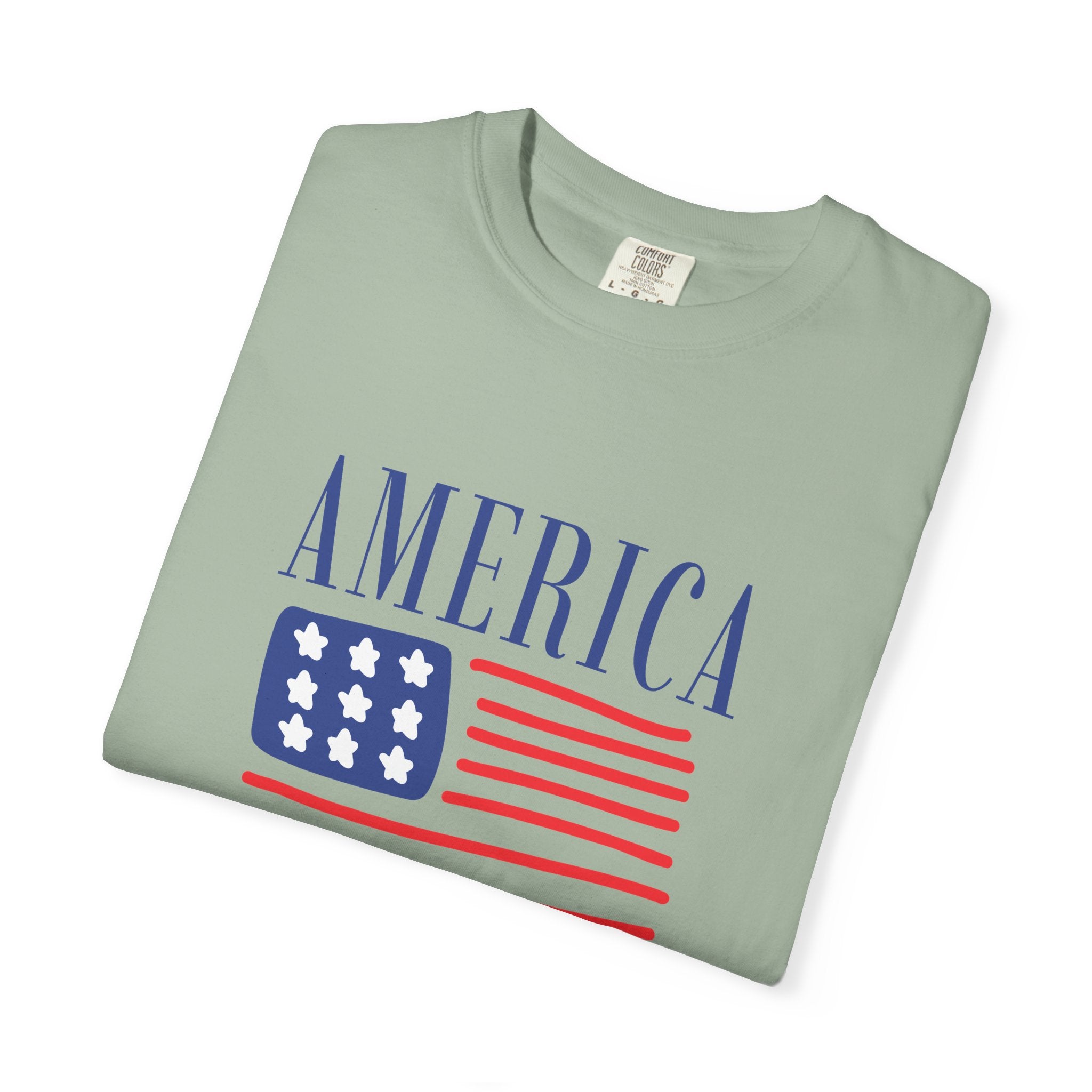 America 250th Birthday T-Shirt - Patriotic Flag Tee for 4th of July