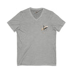 Custom Pocket V‑Neck Tee — Bella + Canvas