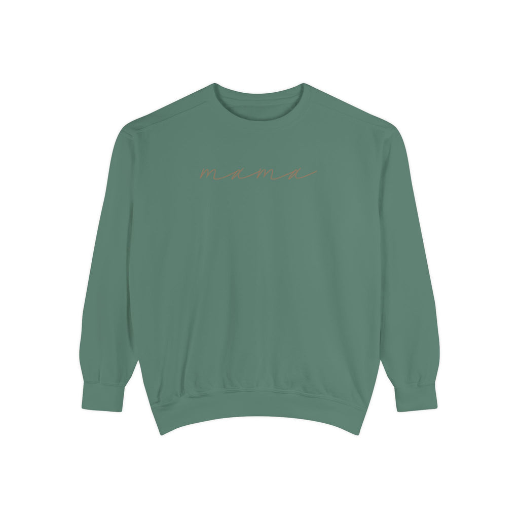 Mama Script Sweatshirt — Cozy Crewneck for New Moms & Gifts